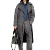d-matthew-s Trench coat in patterned denim d-matthew-s Trench coat in patterned denim