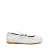 d-mile ballerina lace up w D-Mile-Lace-up ballet flats in leather and mesh d-mile ballerina lace up w D-Mile-Lace-up ballet flats in leather and mesh