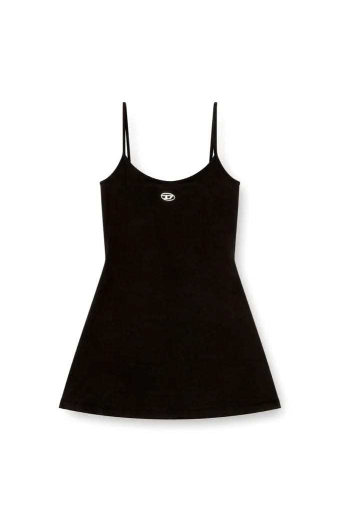 d-newhop-od Mini dress in cotton with Oval D logo d-newhop-od Mini dress in cotton with Oval D logo