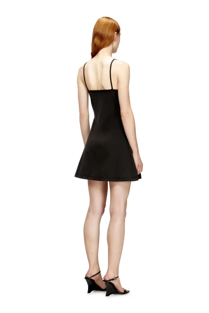 d-newhop-od Mini dress in cotton with Oval D logo d-newhop-od Mini dress in cotton with Oval D logo