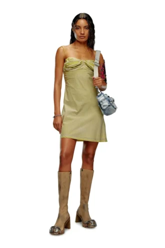 d-ouchy Short utility dress with faded effects