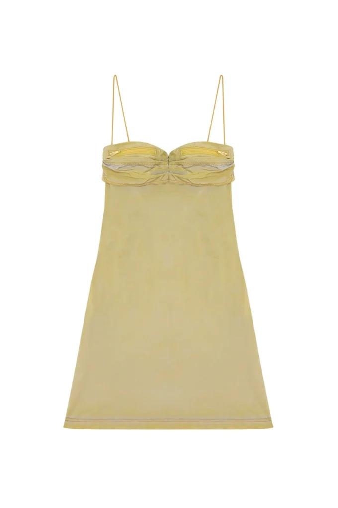 d-ouchy Short utility dress with faded effects