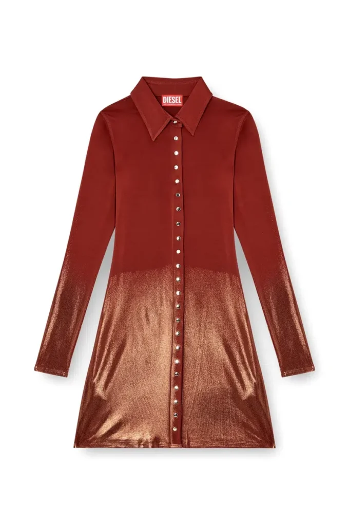 d-pol Polo mini dress with front buttons d-pol Polo mini dress with front buttons
