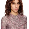 d-polyna Lycra dress with bouclé print d-polyna Lycra dress with bouclé print