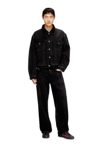 d-ranger-t Padded trucker jacket in denim
