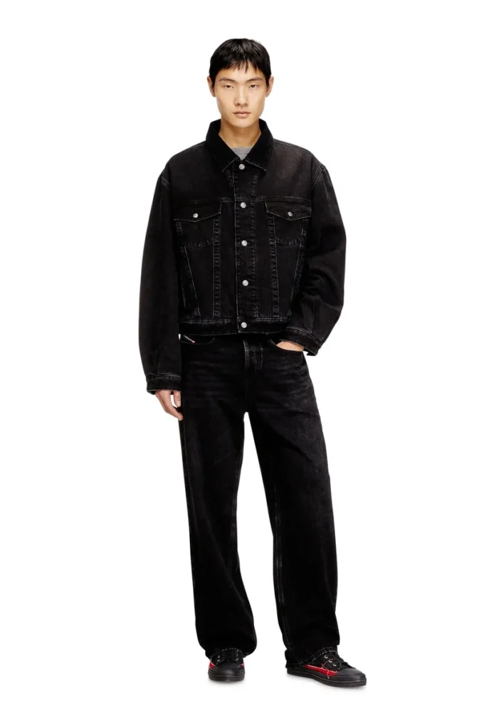 d-ranger-t Padded trucker jacket in denim d-ranger-t Padded trucker jacket in denim