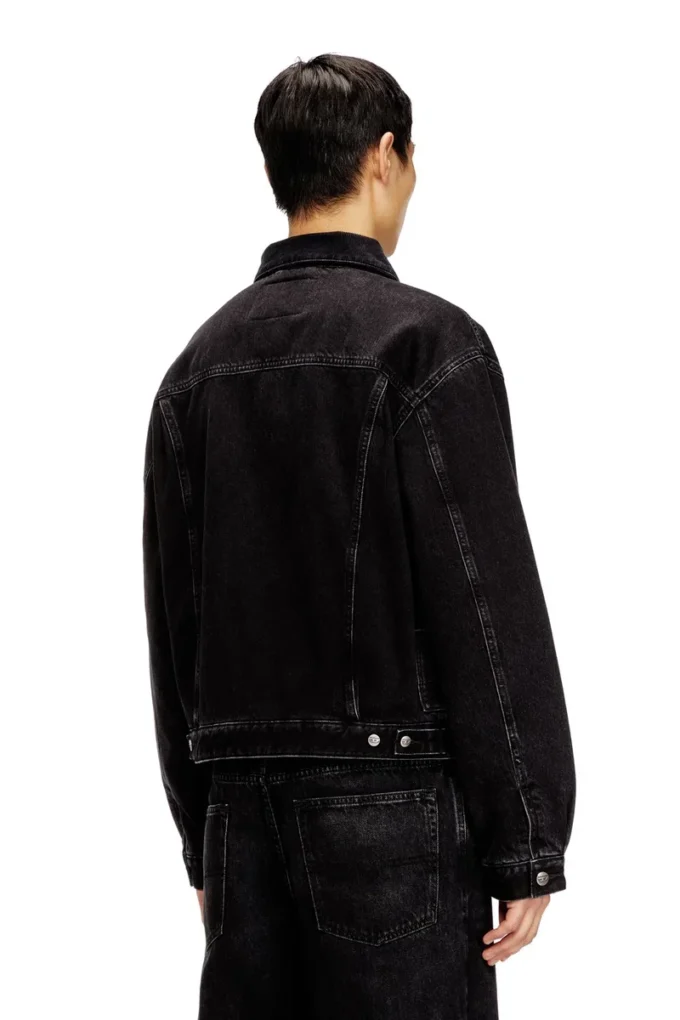 d-ranger-t Padded trucker jacket in denim d-ranger-t Padded trucker jacket in denim
