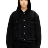d-ranger-t Padded trucker jacket in denim d-ranger-t Padded trucker jacket in denim
