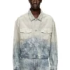 d-ranger Trucker jacket in Prince of Wales jacquard denim d-ranger Trucker jacket in Prince of Wales jacquard denim