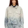 d-ranger Trucker jacket in Prince of Wales jacquard denim d-ranger Trucker jacket in Prince of Wales jacquard denim