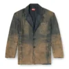 d-reg-s Blazer in fluid shaded denim d-reg-s Blazer in fluid shaded denim