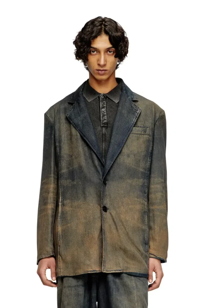 d-reg-s Blazer in fluid shaded denim d-reg-s Blazer in fluid shaded denim