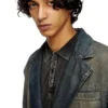 d-reg-s Blazer in fluid shaded denim d-reg-s Blazer in fluid shaded denim