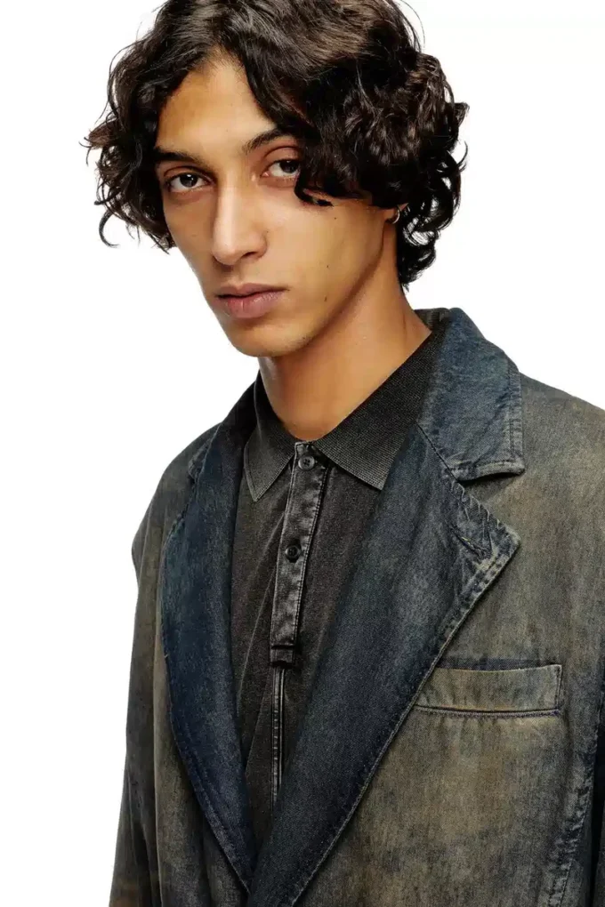 d-reg-s Blazer in fluid shaded denim d-reg-s Blazer in fluid shaded denim