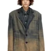 d-reg-s Blazer in fluid shaded denim d-reg-s Blazer in fluid shaded denim