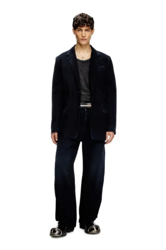 d-reger-d Blazer in lightly treated denim