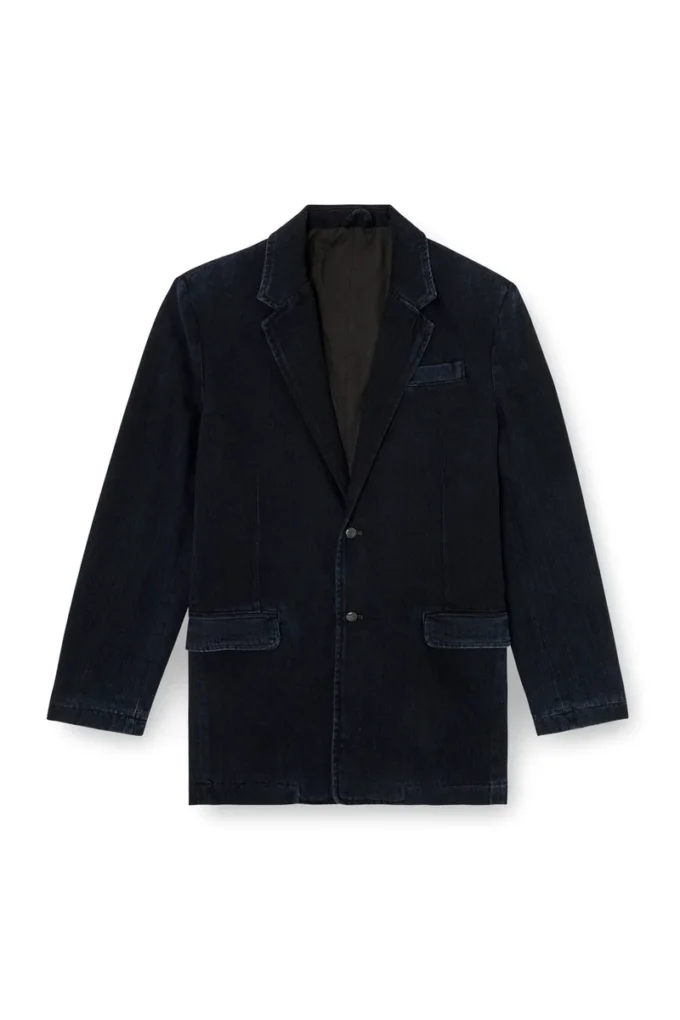 d-reger-d Blazer in lightly treated denim d-reger-d Blazer in lightly treated denim