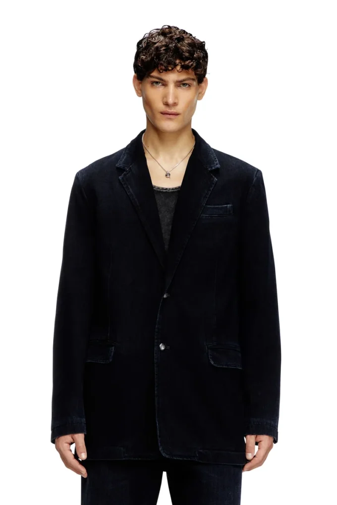 d-reger-d Blazer in lightly treated denim d-reger-d Blazer in lightly treated denim