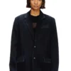 d-reger-d Blazer in lightly treated denim d-reger-d Blazer in lightly treated denim