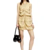 d-resden Cargo dress in treated viscose-nylon d-resden Cargo dress in treated viscose-nylon