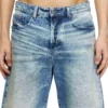 d-rixford-s Denim shorts with lyrics print d-rixford-s Denim shorts with lyrics print