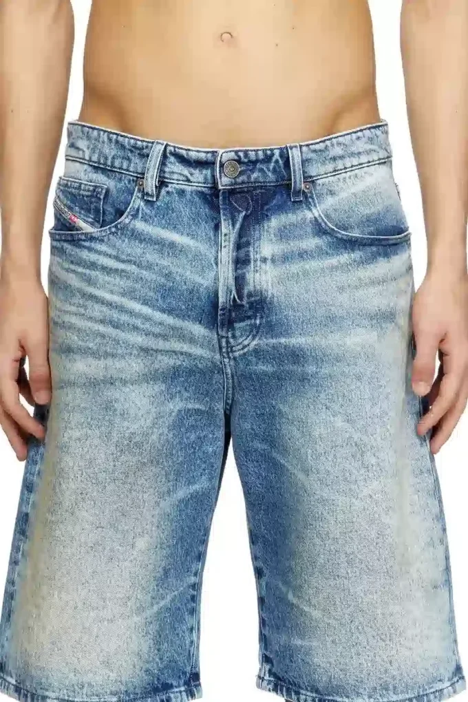 d-rixford-s Denim shorts with lyrics print d-rixford-s Denim shorts with lyrics print