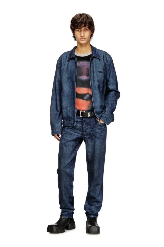 d-roheen-s Jacket in Prince of Wales denim d-roheen-s Jacket in Prince of Wales denim