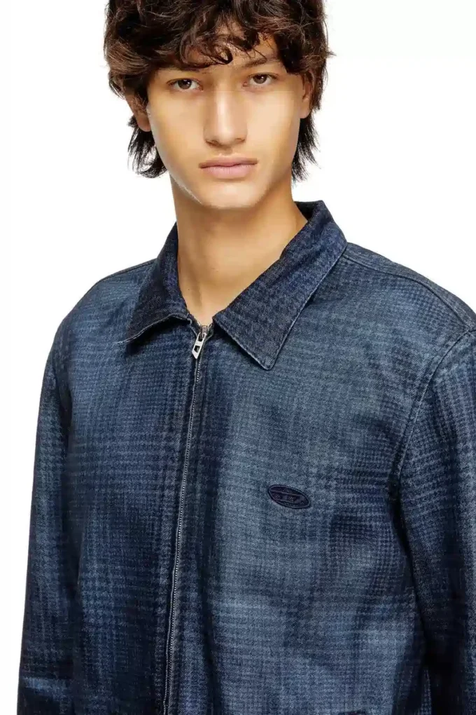 d-roheen-s Jacket in Prince of Wales denim d-roheen-s Jacket in Prince of Wales denim