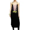 d-shany-long Sleeveless tank dress with lyrics print d-shany-long Sleeveless tank dress with lyrics print