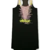 d-shany-long Sleeveless tank dress with lyrics print d-shany-long Sleeveless tank dress with lyrics print
