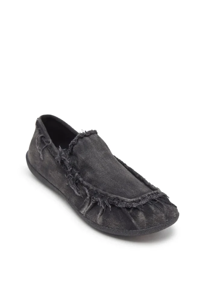 d-shock moc D-Shock-Distressed denim loafers d-shock moc D-Shock-Distressed denim loafers