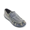 d-shock moc D-Shock-Distressed denim loafers d-shock moc D-Shock-Distressed denim loafers