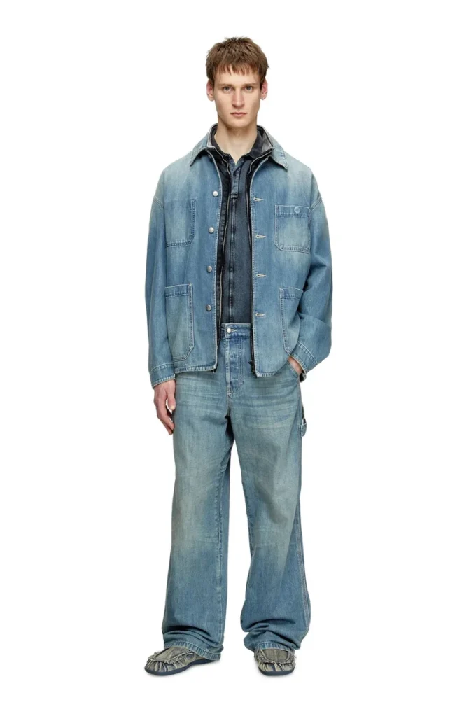 d-shock moc D-Shock-Distressed denim loafers d-shock moc D-Shock-Distressed denim loafers