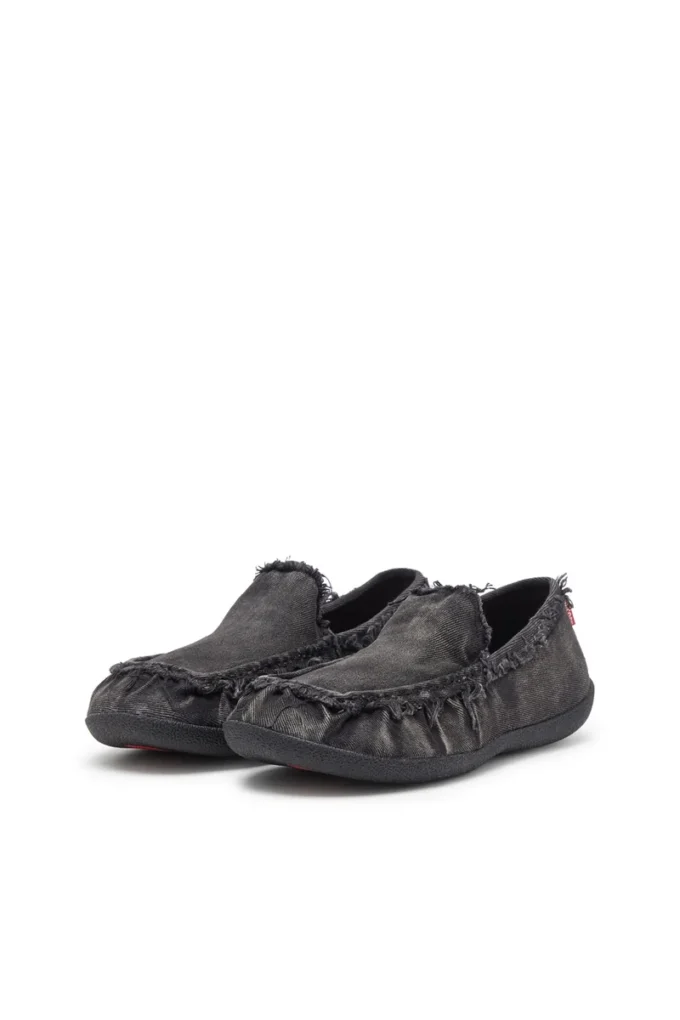 d-shock moc D-Shock-Distressed denim loafers d-shock moc D-Shock-Distressed denim loafers