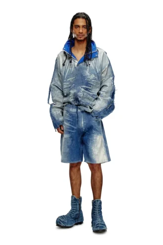 d-shorty-fse Shorts in peel-off denim