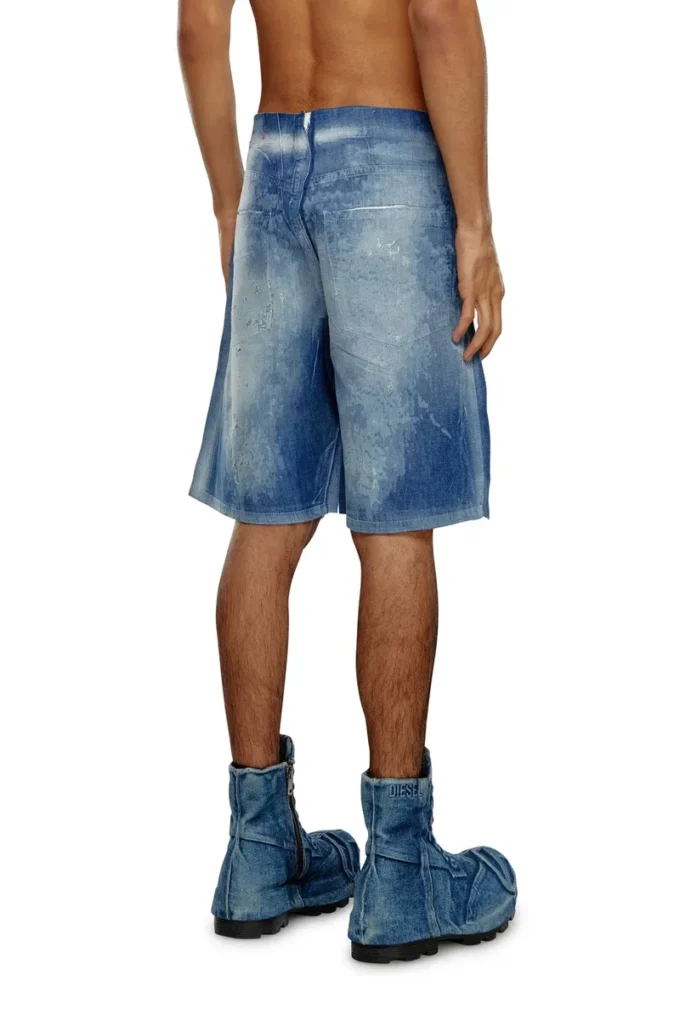 d-shorty-fse Shorts in peel-off denim d-shorty-fse Shorts in peel-off denim