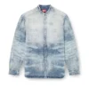 d-simp-fsh Shirt in distressed honeycomb denim d-simp-fsh Shirt in distressed honeycomb denim