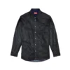 d-simply-fse Denim shirt with craquelé coating d-simply-fse Denim shirt with craquelé coating