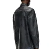 d-simply-fse Denim shirt with craquelé coating d-simply-fse Denim shirt with craquelé coating