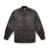 d-simply-fsh Shirt in distressed honeycomb denim d-simply-fsh Shirt in distressed honeycomb denim