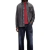 d-simply-s15 Denim shirt with embroidered emblem d-simply-s15 Denim shirt with embroidered emblem