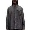 d-simply-s15 Denim shirt with embroidered emblem d-simply-s15 Denim shirt with embroidered emblem