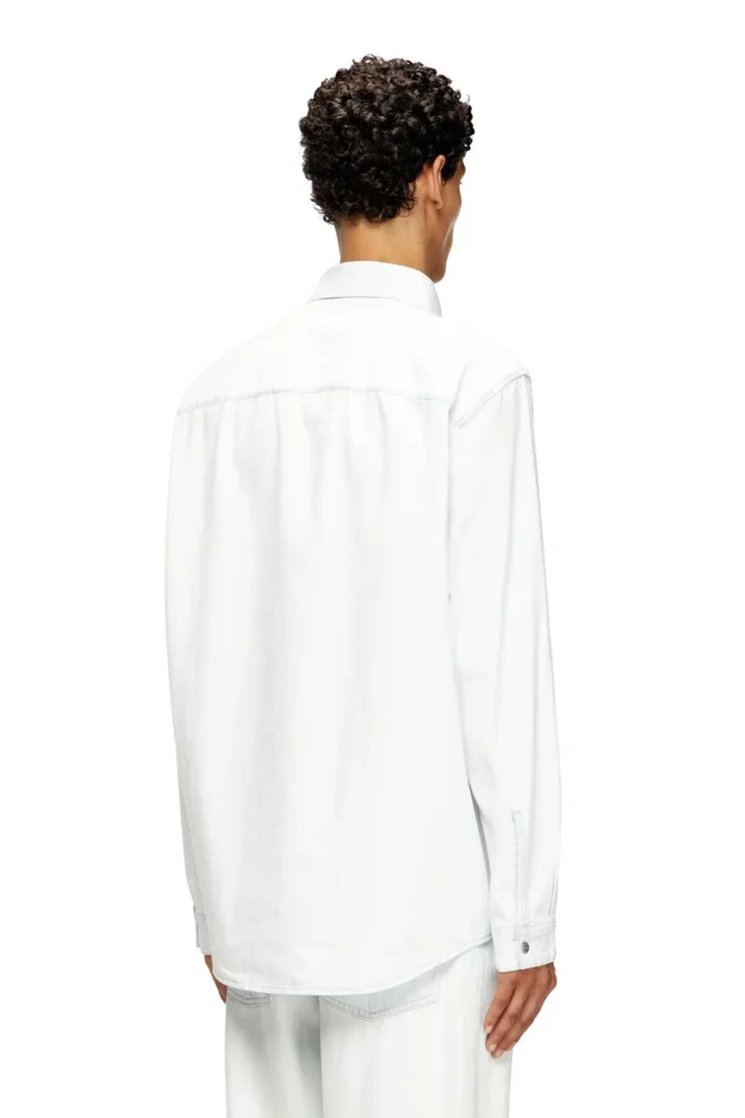 d-simply Shirt in bleach-effect denim d-simply Shirt in bleach-effect denim