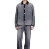 d-stack-u-l Utility-style denim jacket with contrasting collar d-stack-u-l Utility-style denim jacket with contrasting collar
