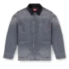 d-stack-u-l Utility-style denim jacket with contrasting collar d-stack-u-l Utility-style denim jacket with contrasting collar