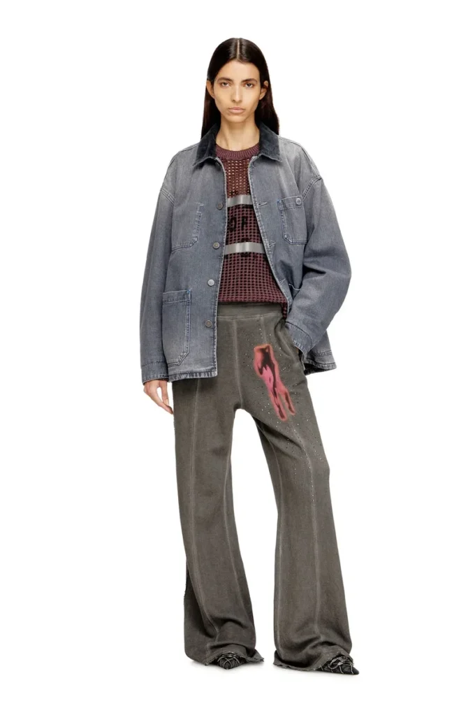 d-stack-u-l Utility-style denim jacket with contrasting collar d-stack-u-l Utility-style denim jacket with contrasting collar