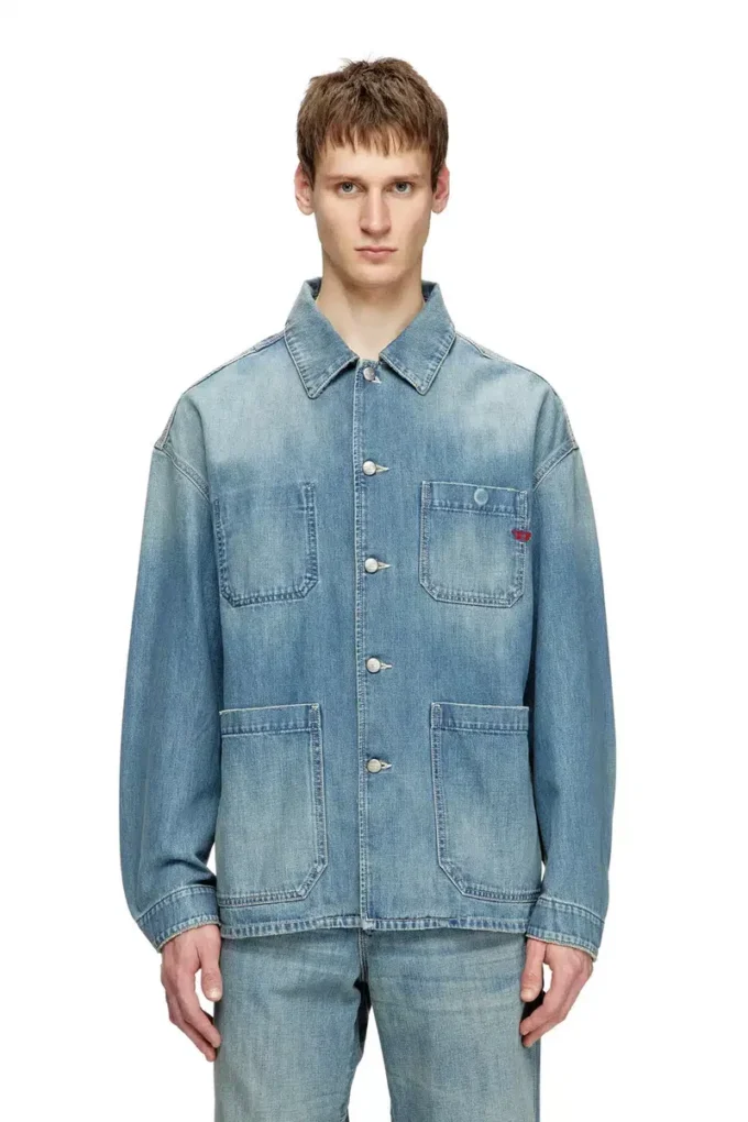 d-stack-u Utility-style denim jacket d-stack-u Utility-style denim jacket