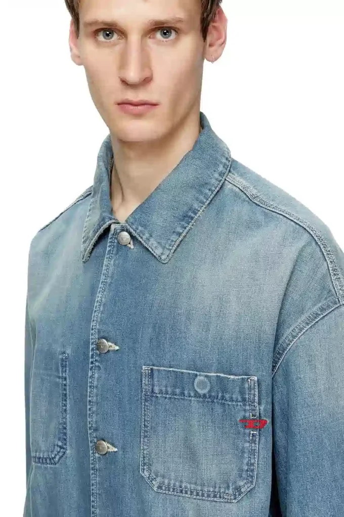 d-stack-u Utility-style denim jacket d-stack-u Utility-style denim jacket