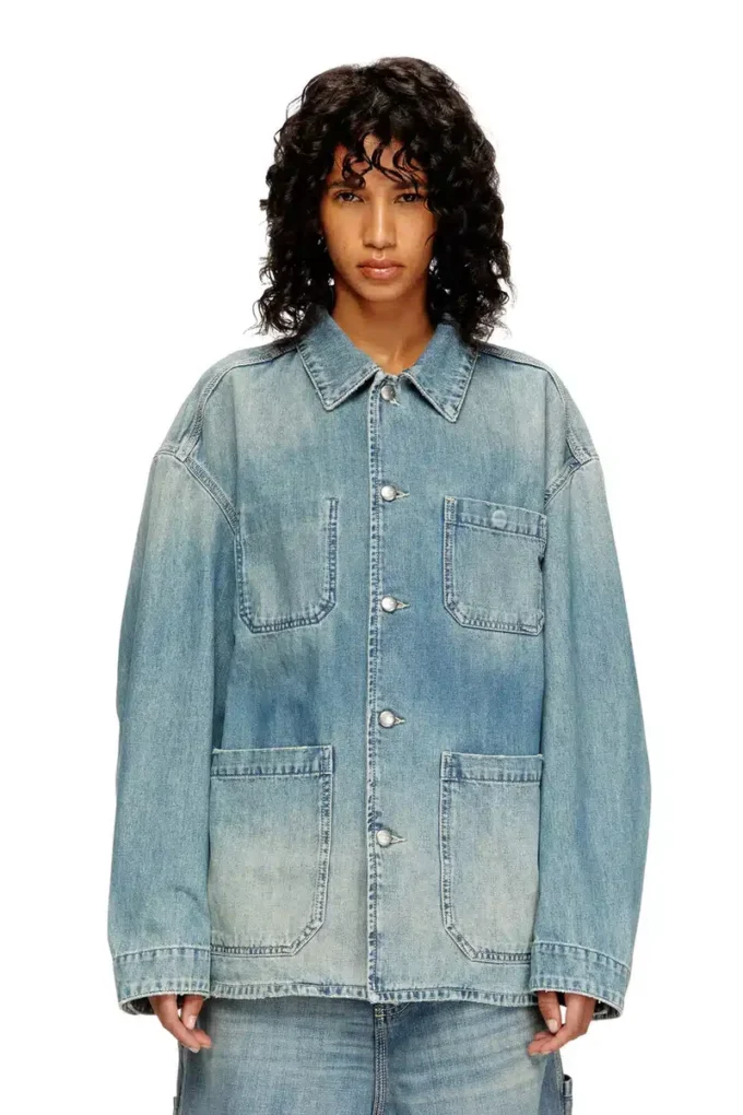 d-stack-u Utility-style denim jacket d-stack-u Utility-style denim jacket