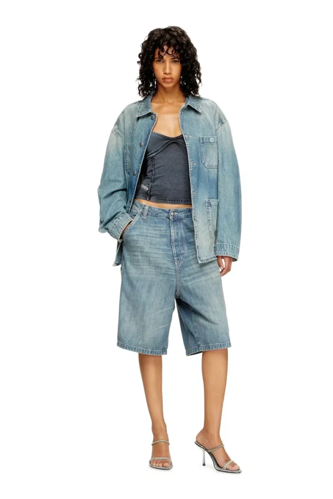 d-stack-u Utility-style denim jacket d-stack-u Utility-style denim jacket
